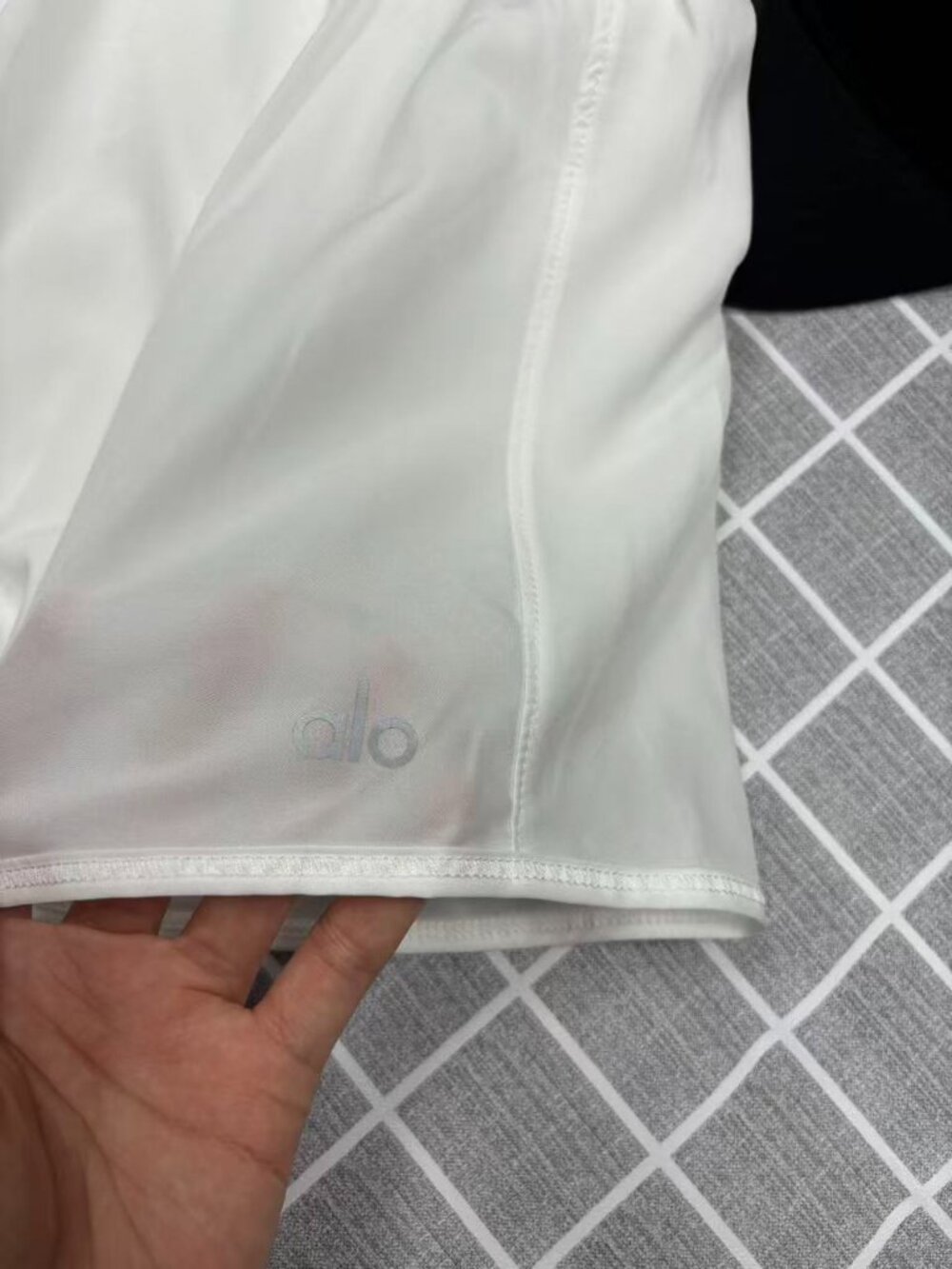 ⭐Brand new ALO Yoga Match Point Tennis Skirt White Sports Skirt High-Waisted - Picture 7 of 8